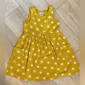 EUC - Like New! Hanna Andersson Yellow Sunburst Kids Dress 👗 Size 6-7